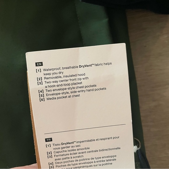 Sold NWT The North Face Men’s Coldworks Insulated Parka Jacket (green and blue) - Picture 12 of 13